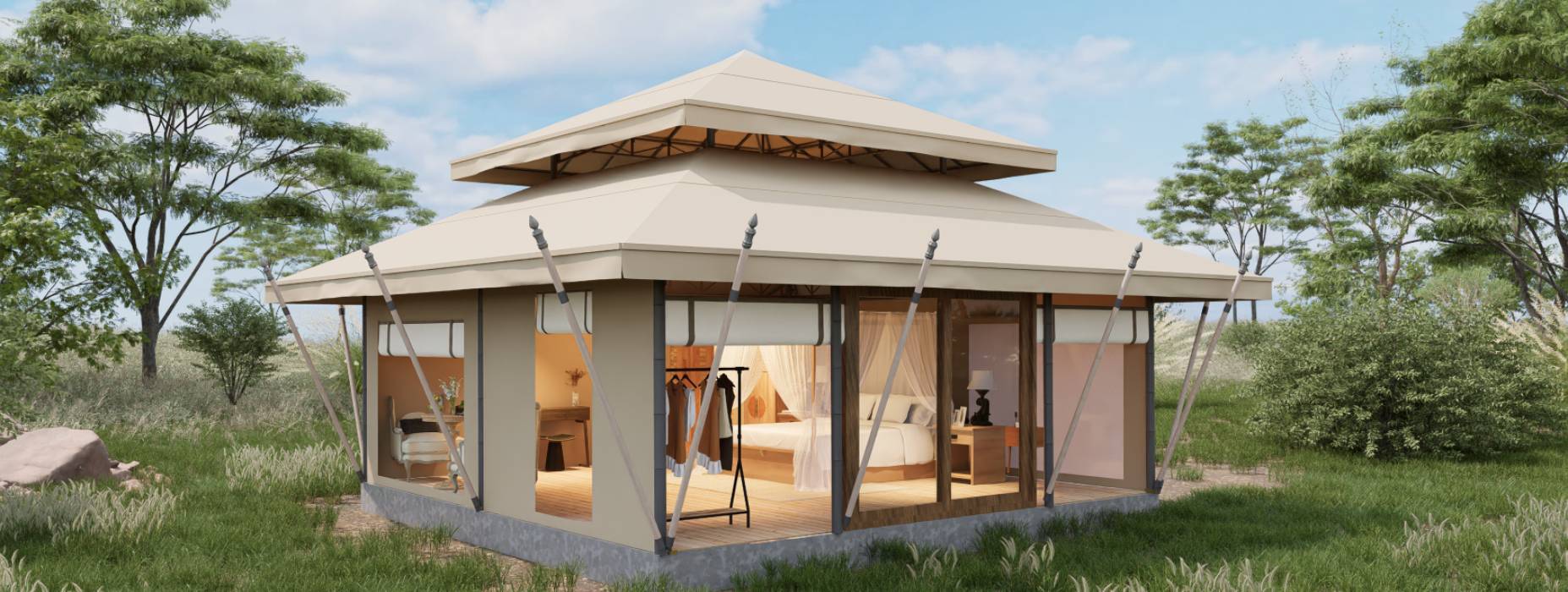 尼木县户外野奢帐篷